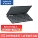 羅技（Logitech） Keys To Go 2無(wú)線(xiàn)藍牙口袋鍵盤(pán)輕薄小巧無(wú)線(xiàn)鍵盤(pán)iPad鍵盤(pán)內置保護套 適用于iPad iPhone Mac KEYS TO GO2黑色