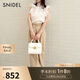 SNIDEL2025春夏新品半高領(lǐng)蝴蝶結(jié)印花小飛袖雪紡襯衫SWFB252053 象牙白 均碼 (F)