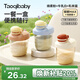 taoqibaby嬰兒奶粉盒便攜式寶寶輔食外出存儲盒分隔密封盒子防潮分裝罐