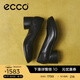 愛步（ECCO）七夕禮物 單鞋女 一腳蹬包頭牛皮高跟鞋 雕塑奢華系列222493 黑色22249301001 36