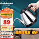 格來德 （Grelide）燒水壺泡茶304不銹鋼電熱水壺小型電水壺家用熱水壺煲水壺自動(dòng)斷電快速煮水壺開水壺【泡茶推薦】 0.8L 304不銹鋼-1000W-826B款