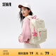 森馬（Semir）森馬雙肩包男2024新款校園休閑情侶背包大容量通勤書包防潑水包包 米白10301 均碼