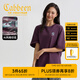 卡賓（CABBEEN）【AI風(fēng)格印花】男裝 短袖T恤2025夏季新款涼感功能潮流百搭 深紫色59（寬松版型） S /165/46