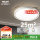 德力西（DELIXI）LED吸頂燈 防塵防蟲防潮三防客廳燈MX107 57W三段調光包安裝