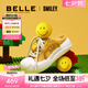 百麗（Belle）張凌赫推薦smiley聯(lián)名大玩家女25夏商場(chǎng)款厚底穆勒鞋3ZJB4BH5 黃色 38 (240mm)