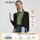 PORTS寶姿商場(chǎng)同款新品女裝氣質(zhì)百搭短款開衫毛衣LL8K029JKE001 黑色混色 M L