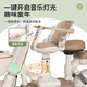 夢(mèng)多福電動(dòng)車(chē)兒童座椅前置安全小孩坐凳電瓶車(chē)摩托踏板寶寶嬰兒踏板座椅 高度調(diào)節(jié) 減震坐墊