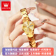 歐利時（OLEVS）瑞士認證品牌手表女簡約氣質(zhì)女士手表鎢鋼雙日歷夜光防水石英表 歐利時-8697女-鎢鋼全金色