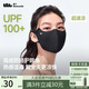 蕉下（beneunder）防曬口罩女防曬面罩防紫外線高顏值薄款臉基尼漫暮黑