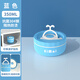 優(yōu)倫美保溫飯盒2025新款不銹鋼粥碗帶蓋上班族餐盒便當小巧便攜湯盒單層 藍色-小號350ml #304抗菌內膽
