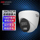 ?？低暎℉IKVISION）200萬(wàn)白光全彩PoE海螺攝像機 智能補光白光20m紅外30m內置麥克風(fēng)DS-IPC-T12HV3-LA 4mm