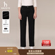 哈吉斯（HAZZYS）女裝 秋季女士【PHIZ系列】潮流休閑直筒水洗牛仔褲女 黑色BK 36 (155/68A 36)