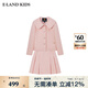 E·LAND KIDS衣戀女童套裝冬季新品小香風外套短裙優(yōu)雅千金 Pink粉色/25 150
