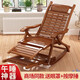 竹藝佳竹躺椅加厚陽(yáng)臺2026新款懶人折疊搖椅曬太陽(yáng)午休睡椅老人專(zhuān)用休閑 茶色-【加寬加厚】加長(cháng)