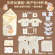 睡眠北鼻蛇寶寶待產(chǎn)包嬰兒全套產(chǎn)婦秋冬季新生兒產(chǎn)房入院包被包單衣服用品 吉祥如意蛇【四季產(chǎn)房款】18件套