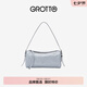 GROTTO個(gè)樂25年新款筆筒包女士手提包單肩斜挎手機(jī)小包迷你款七夕禮物 霧霾藍(lán) MINI
