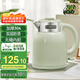 格來德（Grelide） 燒水壺304不銹鋼家用電水壺熱水壺1.5L一體無縫雙層防燙電熱水壺開水壺自動斷電D2315豆蔻綠