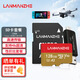 蘭漫者大疆pocket3無人機(jī)gopro專用存儲(chǔ)卡TF卡MicroSd監(jiān)控?cái)z像頭運(yùn)動(dòng)相機(jī)行車記錄儀內(nèi)存卡高速U3 V30 A2 128GB配雙接口USB讀卡器+卡套