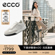 愛步（ECCO）休閑鞋女 2025新款百搭平底鞋簡約球鞋板鞋德訓(xùn)鞋 街頭272833 灰白色/白色27283350153 38
