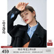 自巧小個子毛呢外套女中長款冬季新款雙面呢赫本風(fēng)羊毛大衣 黑色 S