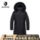 BLACK YAK 布來亞克女戶外運動GORE隔水狐貍毛領(lǐng)羽絨服帽子可拆卸WNW368 黑色 L 175