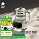 babycare恒溫水壺智能沖泡奶家用寶寶調奶器玻璃熱燒水壺 1.3L 辛德白