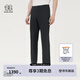 KOLON SPORT/可隆戶外運(yùn)動(dòng)褲 男子輕量耐用彈力梭織商務(wù)長褲 LHLP5AT813-BK 黑色 L 175/82A