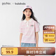 巴拉巴拉【哈利波特IP】童裝兒童短袖女童t恤夏裝2025新款polo衫 紅色調00366 140