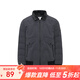 千仞崗秋冬羽絨服商務(wù)夾克男士短款外套休閑簡約復(fù)古翻領(lǐng)上衣保暖防寒服 哥特灰 M (165)