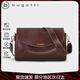 BUGATTI包包女包奢侈品牌2025新款女士單肩斜挎七夕情人節(jié)禮物送女友老婆 酒咖色
