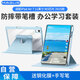 MAGUS適用ipadair7保護套2025/24款M3/M2芯片保護殼11英寸全包防摔帶筆槽透明鋼化膜觸控筆套裝藍色