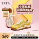 他她（TATA）黃油小熊聯(lián)名休閑厚底板鞋女阿甘德訓(xùn)鞋2025新款 灰/黃 38