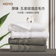 HOYO日本 五星級(jí)酒店7A抗菌純棉毛巾 國(guó)標(biāo)A類加大加厚男女毛巾 兩條裝