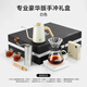 Hero專(zhuān)業(yè)手沖咖啡壺套裝禮盒 全套家用 手沖壺過(guò)濾杯磨豆機電子秤送禮 專(zhuān)業(yè)豪華版手沖禮盒-白色