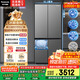 松下（Panasonic）【國(guó)家補(bǔ)貼】Xtra蔓越莓家用雙開門冰箱十字門500升超薄零嵌入式四門電冰箱風(fēng)冷無(wú)霜NR-XD50C5A-S