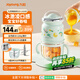 九陽(yáng)輔食機(jī)嬰兒破碎機(jī)多功能搗蒜器插電攪拌絞肉寶寶專用絞肉機(jī)打泥機(jī) 玉簪綠【單杯雙刀】