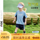 ASK JUNIOR男童兒童運(yùn)動(dòng)套裝2025夏季吸濕速干嬰幼短袖短褲 藍(lán)色  130 