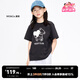 little MO&Co.5A抑菌 童裝女童純棉短袖印花t恤兒童上衣女男童洋氣 深灰色2 160 160/76