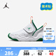 NIKE JORDAN 耐克男女童休閑運動鞋AJ23/7輕盈舒適魔術(shù)貼易穿脫兒童鞋 足球灰/松綠/白/亮桔 33.5 【建議腳長21cm】