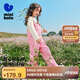 迷你巴拉寬松牛仔背帶褲女童寶寶柔軟甜美背帶褲長(zhǎng)褲春秋新品
