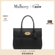 Mulberry【禮物】/瑪葆儷Bayswater手提包單肩通勤女包 黑金色 A217