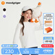 moodytiger女童長(zhǎng)袖T恤高彈透氣秋冬季兒童T恤圓領(lǐng)插肩童裝戶外休閑運(yùn)動(dòng)上衣