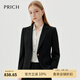 PRICH【零染】職場簡約干練通勤西裝2024秋季新款收腰西服套裝女 19黑色西裝 L 165