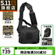 5.11（TACTICAL SERIES ）511戰(zhàn)術(shù)防潑水單肩包5.11休閑斜跨包戶外雙彈背包戰(zhàn)術(shù)包56180 3L容量/ 黑色