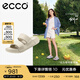 愛步（ECCO）拖鞋女外穿居家兩用 倪妮同款夏季軟底泡芙鞋一字涼拖 科摩206663 石灰色20666301378 39 （偏小，建議選大一碼）
