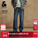 杰克·瓊斯（JACK&JONES） 男生2025年秋季款牛仔褲潮流時(shí)尚廓形褲子日常百搭長(cháng)褲225332109
