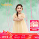 巴拉巴拉女童裙子兒童連衣裙2025夏裝中幼童泡泡袖國風(fēng)網(wǎng)紗裙208225111027