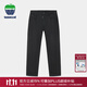 texwood蘋(píng)果男士牛仔褲秋冬新款中青年黑色百搭透氣商務(wù)輕奢休閑簡(jiǎn)約長(cháng)褲 午夜黑 32 腰圍85cm/2.55尺 【亞麻透氣】