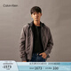Calvin KleinJeans春秋男士ck雙面穿休閑通勤棒球領(lǐng)飛行員夾克外套J327465 BEH-太空黑 L