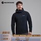 MONTANE盟泰恩KHAMSIN HOODIE戶外軟殼加絨男 防風耐磨保暖彈力舒適外套 BLACK 黑色 L